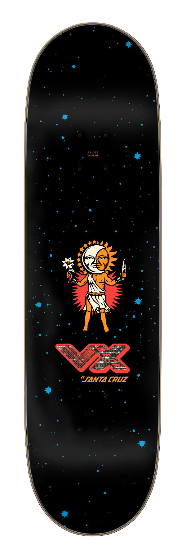 8.5in Wooten Crest | Strong VX Skatebooard Deck | Santa Cruz 8.5in Wooten Crest | Strong VX Skatebooard Deck | Santa Cruz