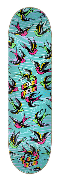 8.0in Sommer Sparrows Deck | Pro Skateboards | Santa Cruz
