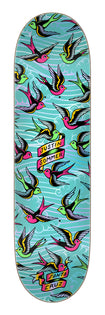 8.0in Sommer Sparrows Santa Cruz Skateboard Deck No Color