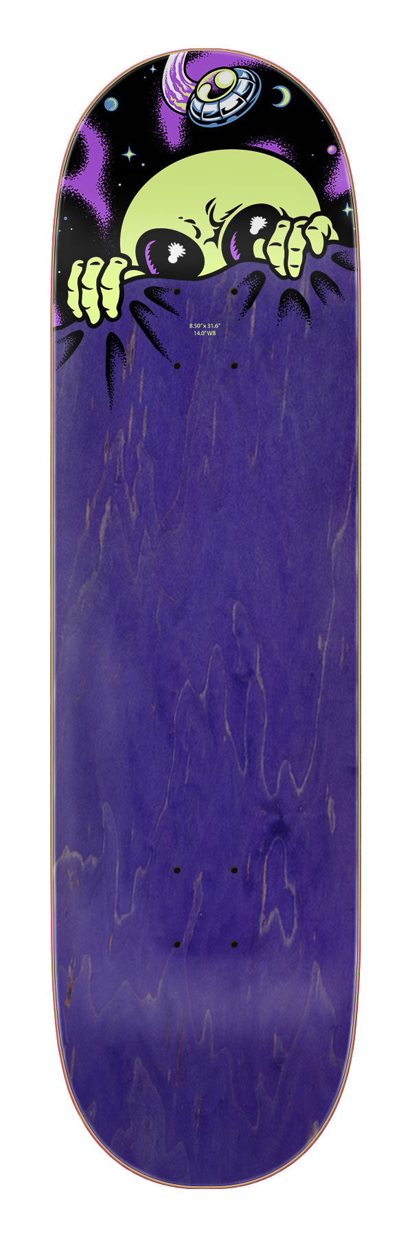 8.5in Knibbs Invasion Hand Deck | Pro Skateboards | Santa Cruz