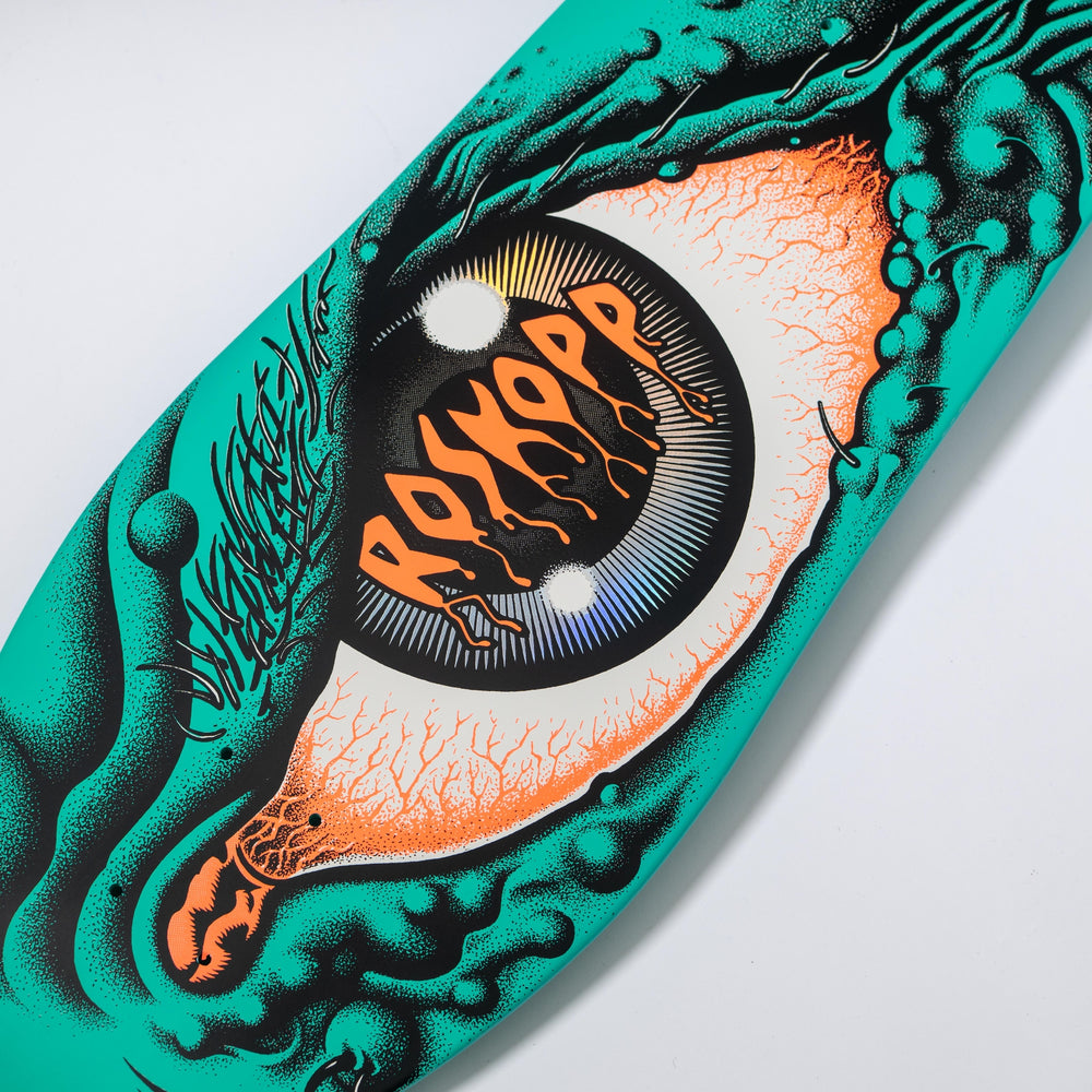 10.12in Roskopp Eye Reissue Deck | Shaped 80s Skateboard