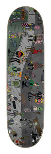 8.53in Raffin Shred Party Deux Creature Skateboard Deck No Color