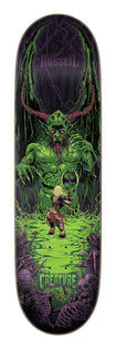 8.6in Russell Swamp Creature Skateboard Deck No Color