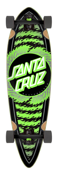 Flame Ringed Dot 9.2in Pintail | Cruiser Skateboard | Santa Cruz