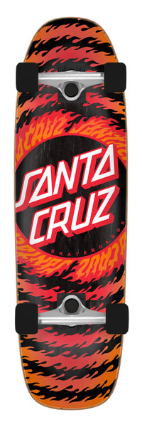 Flame Ringed Dot 8.4in Street Cruiser | Skateboards | Santa Cruz