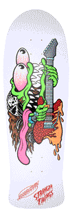 10.1in Stranger Things Meek Eddie Slasher Reveal Santa Cruz Skateboard Deck No Color