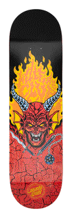 8.25in Stranger Things Hellfire Club Santa Cruz Skateboard Deck No Color