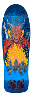 10.07in Stranger Things Knox Hellfire Pit Santa Cruz Skateboard Deck No Color