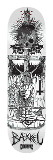 8.6in Baekkel BLK MTL Creature Skateboard Deck No Color