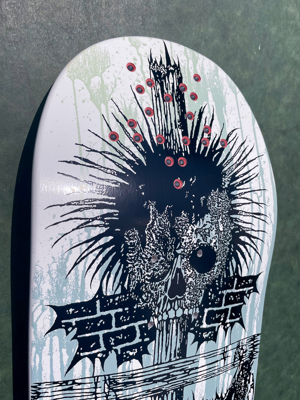 8.6in Baekkel BLK MTL Pro Deck | Creature Skateboards