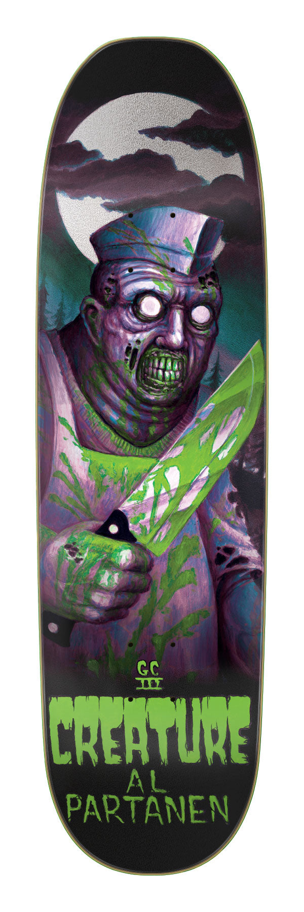 スケートボード NARCOTIC future zombie rawfudge gdc kj 8.8in Partanen Feeding Time XX Pro Deck | Creature Skateboards