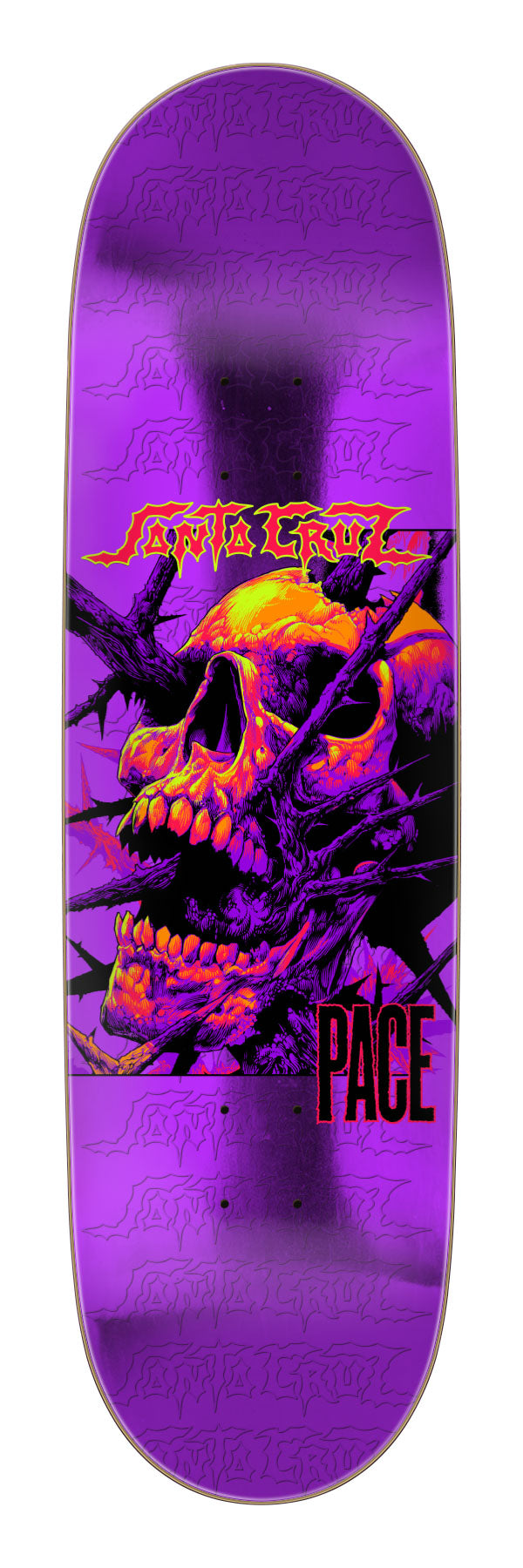 8.7in Pace Deathtrap Remix Deck | Metalic Foil | Santa Cruz