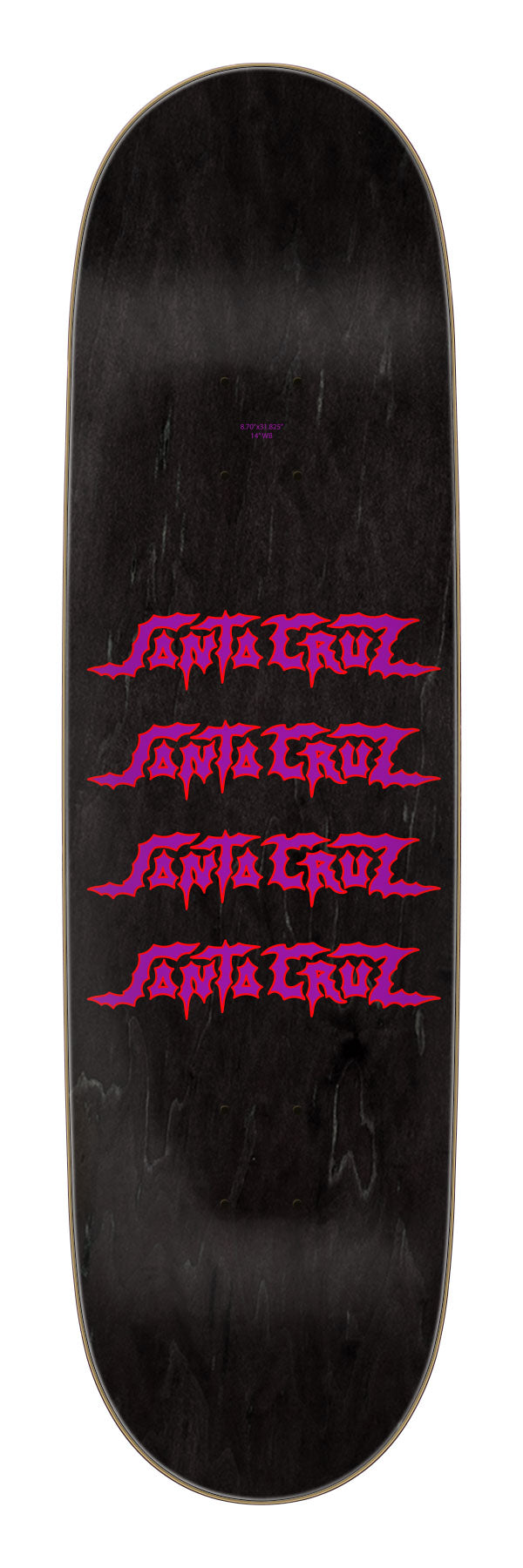 8.7in Pace Deathtrap Remix Deck | Metalic Foil | Santa Cruz