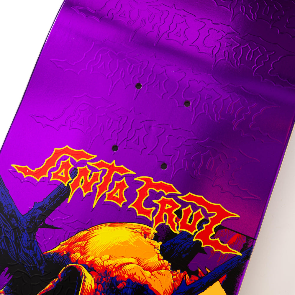 deckです 8.7in Pace Deathtrap Remix Deck | Metalic Foil | Santa Cruz