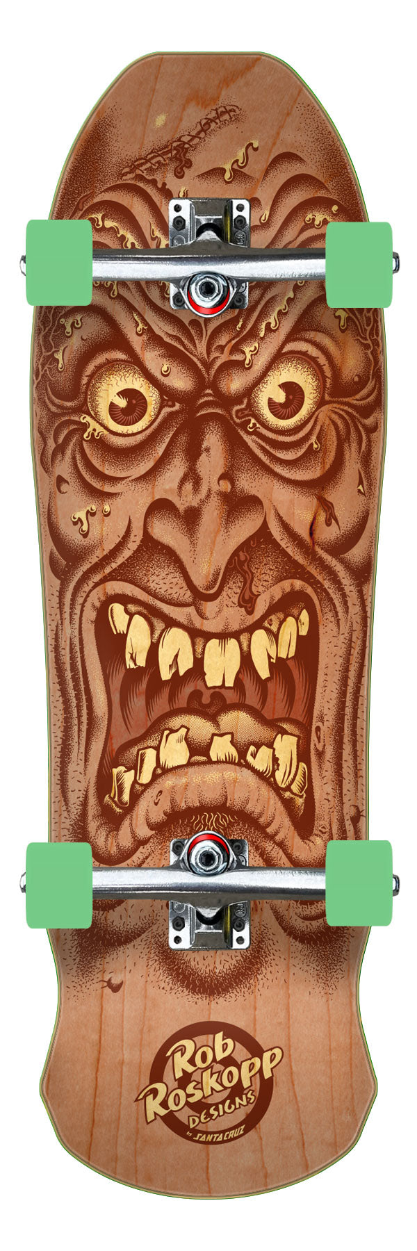 9.5in Roskopp Face Reissue | Complete Cruiser | Santa Cruz Skateboards