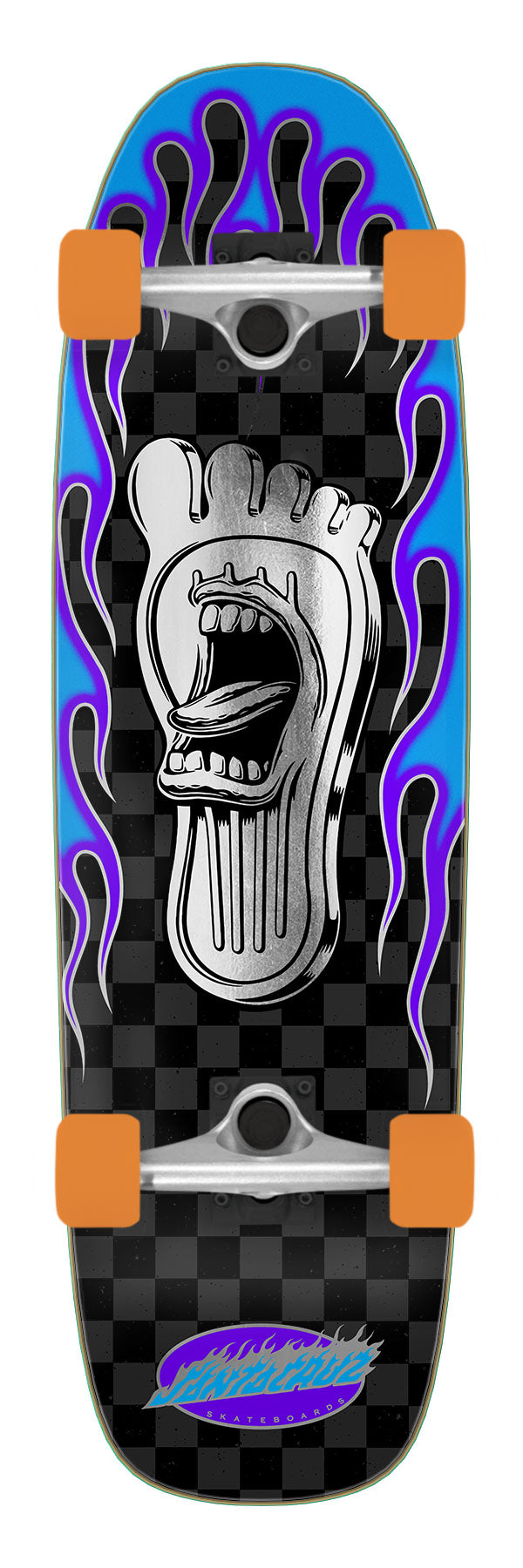 スケートボード TECHDECK Santa Cruz screaming foot Santa Cruz Skateboard ''Screaming Foot'' Cruzer Sector 9