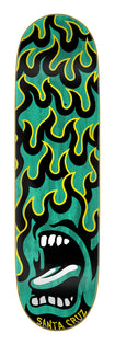 8.5in Screaming Flame Santa Cruz Birch Skateboard Deck No Color