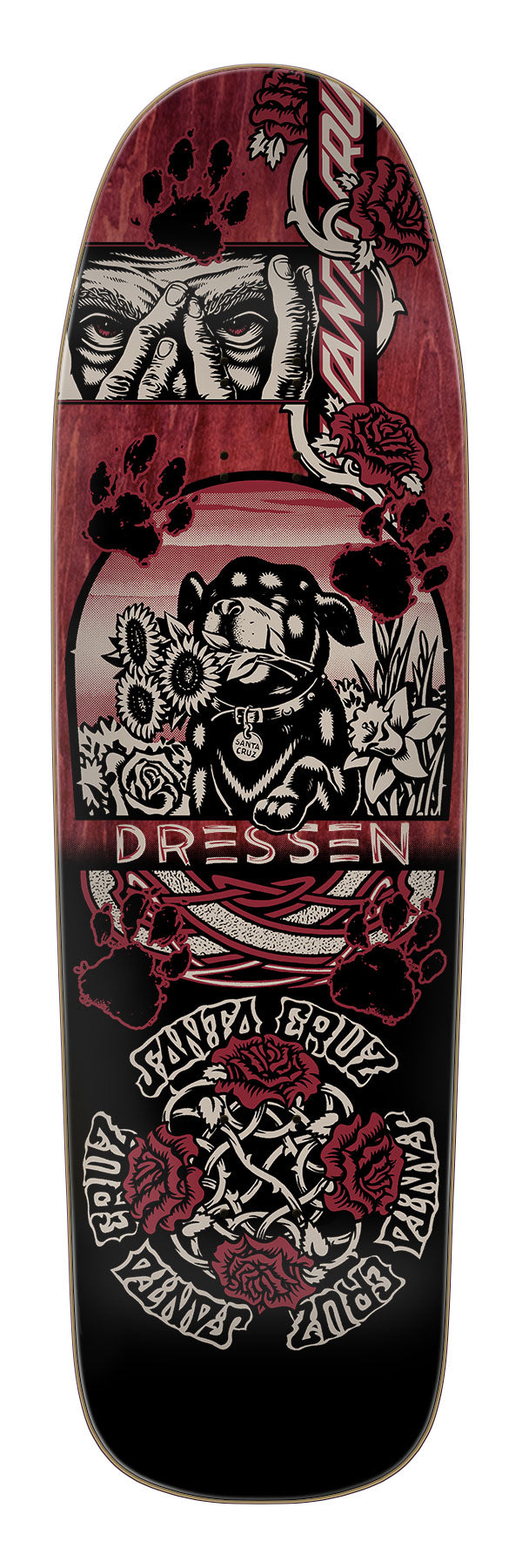 Santa Cruz Dressen Evo Pro Shaped 9.3" Skateboard Deck Santa Cruz Dressen Evo Pro Shaped 9.3" Skateboard Deck