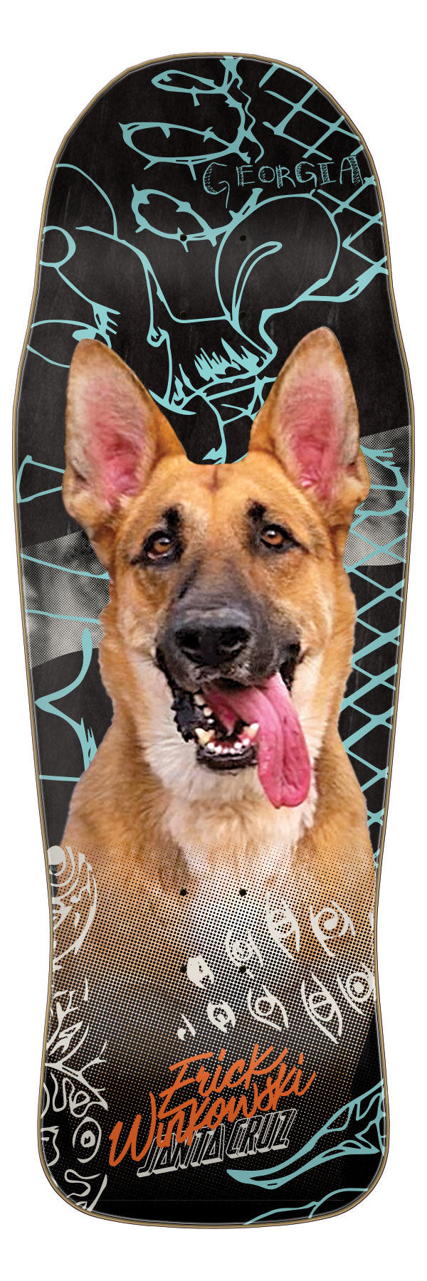 Erick Winkowski Dog Tribute 2025 Santa Cruz Skateboard Deck