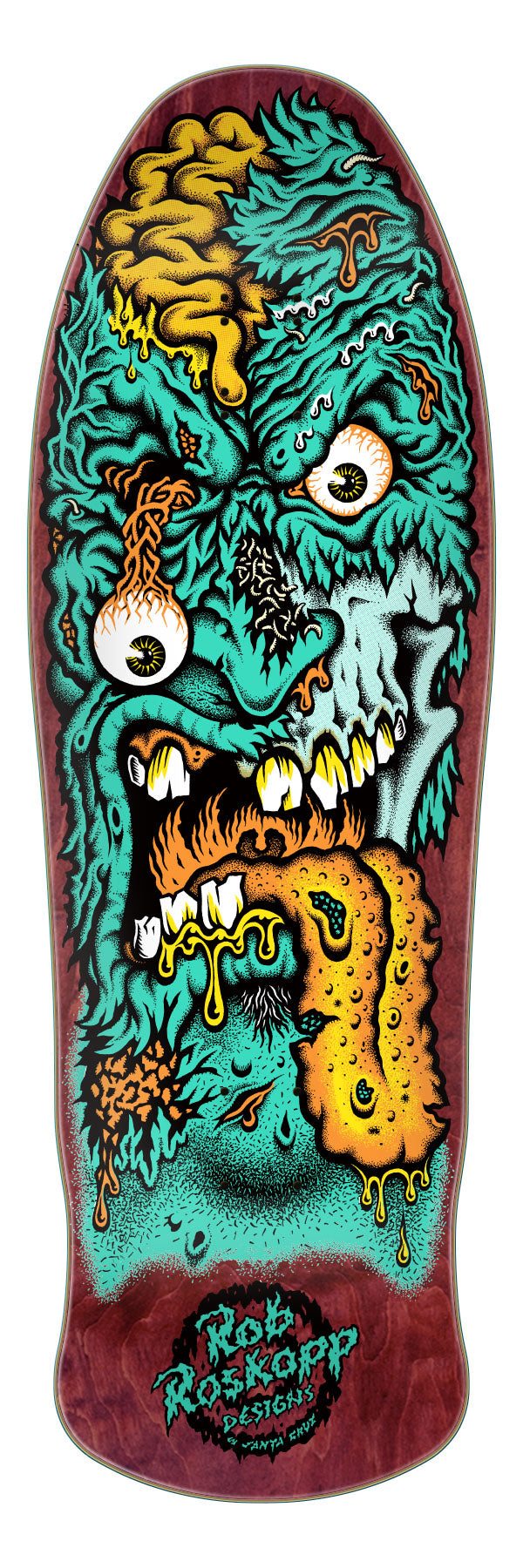 9.9in Roskopp Face Two | 2025 Reissue | Santa Cruz Skateboards