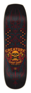 8.75in Chop Shop Pinstripe Shaped Creature Skateboard Deck No Color