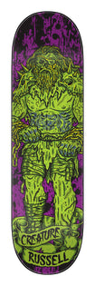 8.75in Chris Russell Viking of Hesh Law XX Creature Skateboard Deck No Color