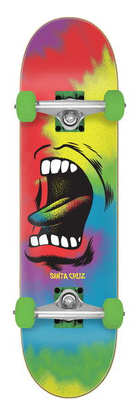 Big Mouth Tie Dye Full 8.0in | Complete Skateboard | Santa Cruz