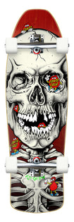 10.32in Dot Dudes Santa Cruz Shaped Skate Cruiser No Color