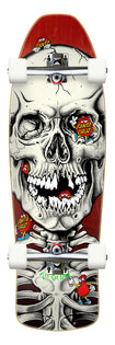 10.32in Dot Dudes Santa Cruz Premium Shaped Skate Cruiser No Color