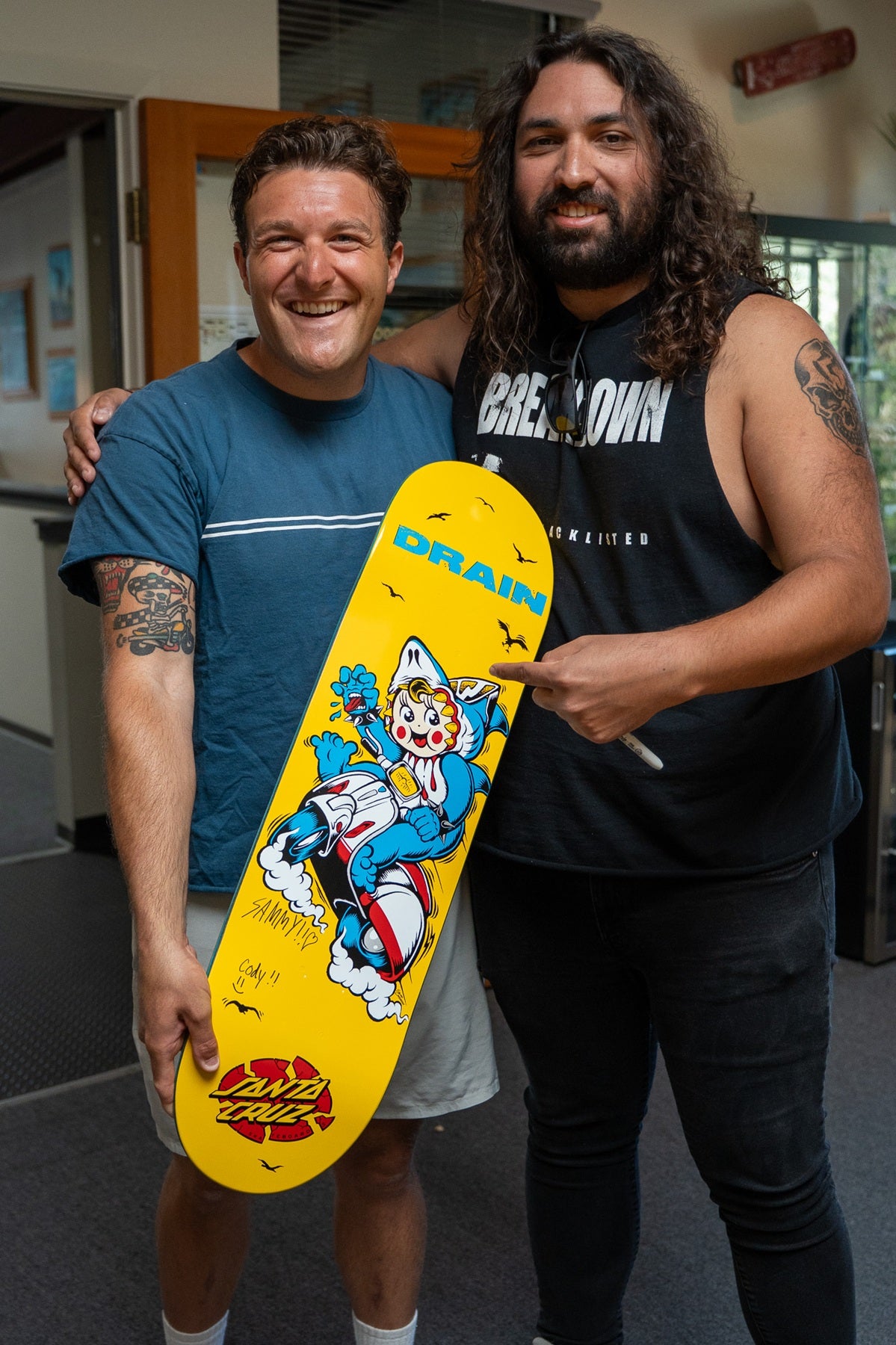 SANTA CRUZ CHRISTIAN HOSOI IRIE EYE REISSUE DECK (9.95 x