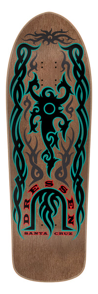DRESSEN CRUZ SANTA Tribalデッキ9.9×31.4㌅ Graphics Remastered and Shape OG Skateboards: Cruz Santa スケートボード