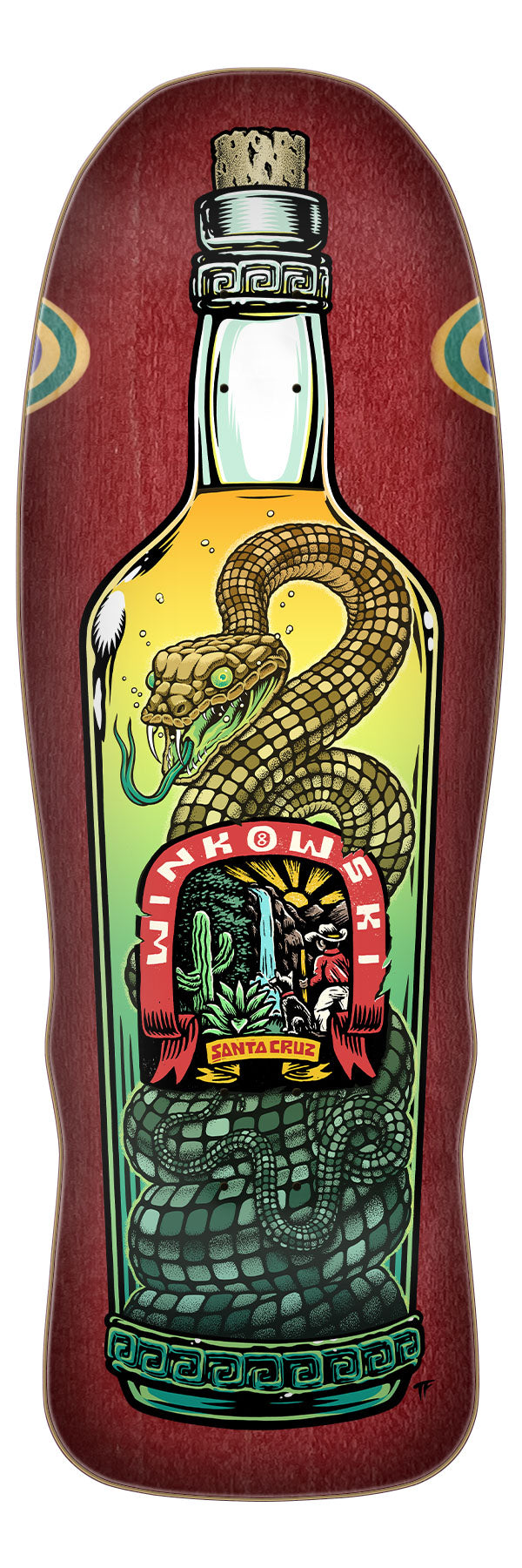 Winkowski Agave Snake 2026 Santa Cruz Skateboard Deck