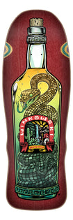 10.35in Winkowski Agave Snake Santa Cruz Shaped Skateboard Deck No Color