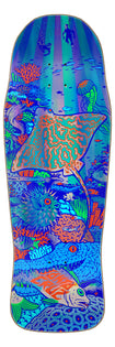 10.34in Winkowski Aquatic Prismatic Santa Cruz Shaped Skateboard Deck No Color