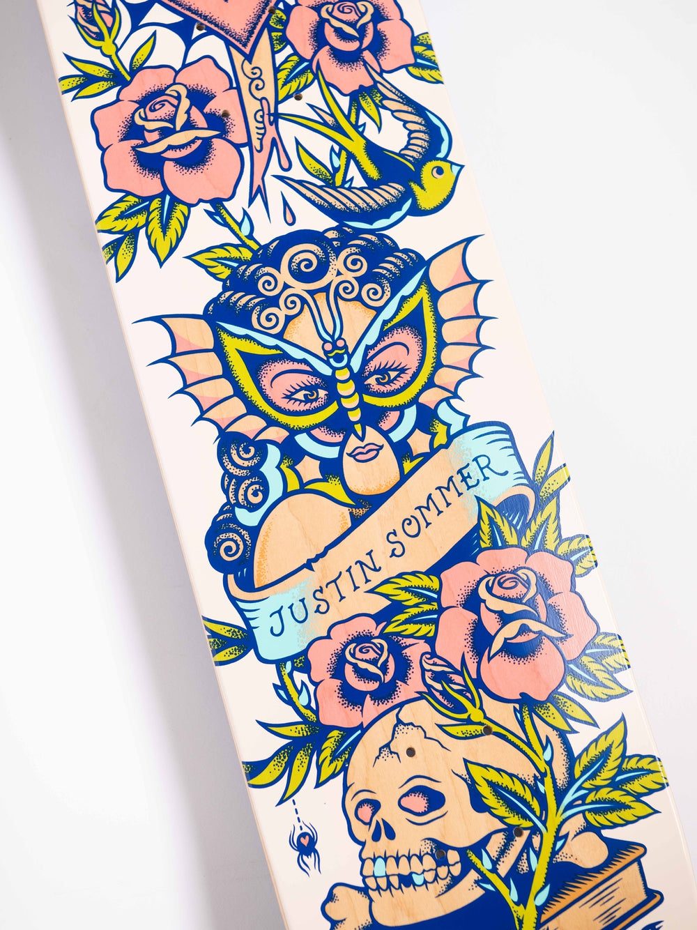 8.25in Sommer Tattooed Deck | Pro Model | Santa Cruz Skateboards