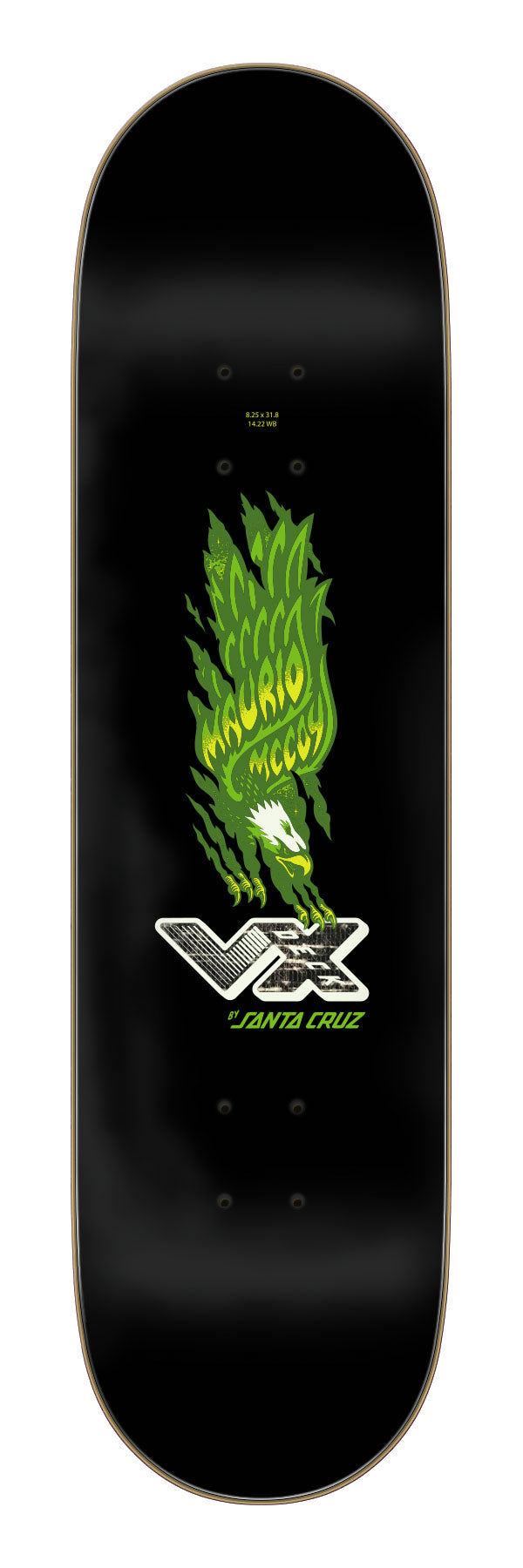 8.25in McCoy Ripping Eagle Deck | VX Reinforced | Santa Cruz