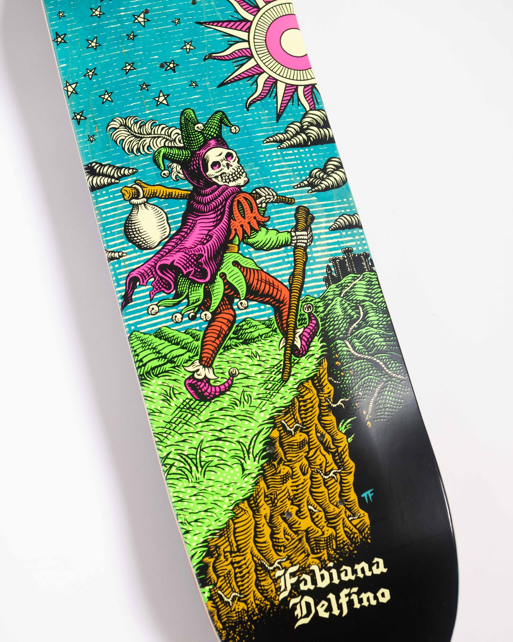 8.25in Delfino Tarot Remix FeelBase Deck | Short Wheelbase | Santa