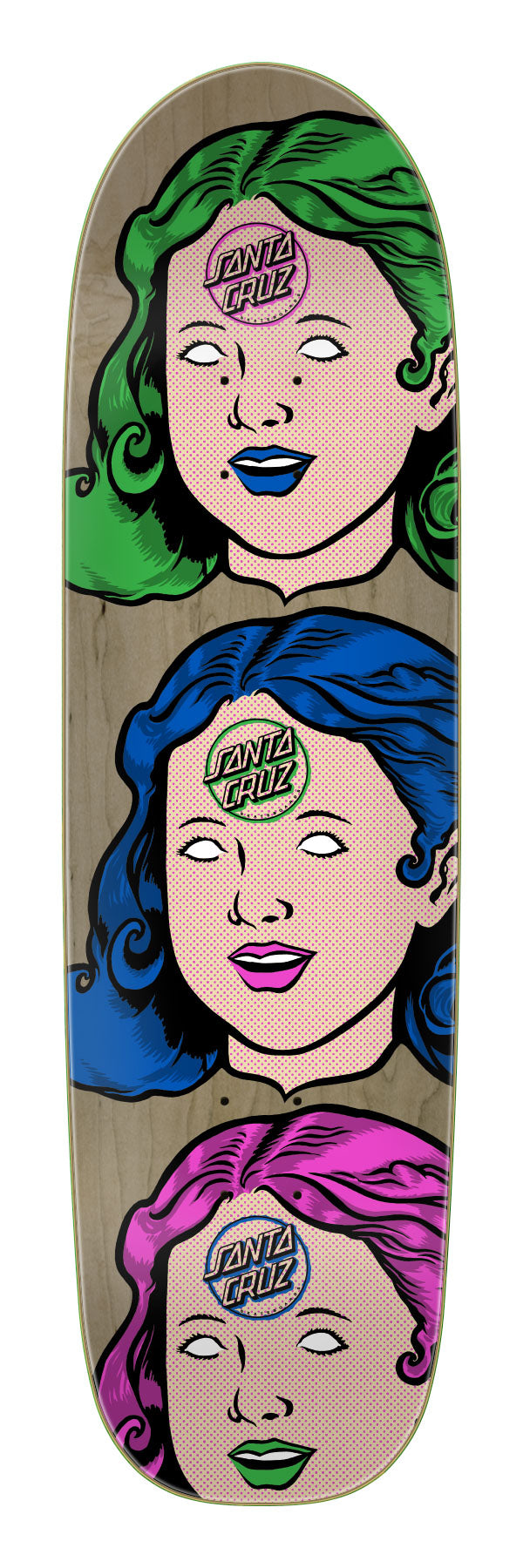 8.5in Possessed Head FeelBase Deck | Short Wheelbase | Santa Cruz