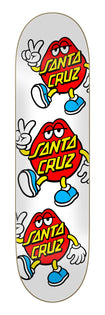8.0in Dot Guy Santa Cruz Skateboard Deck No Color