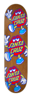 8.375in Dot Guy Santa Cruz Skateboard Deck No Color