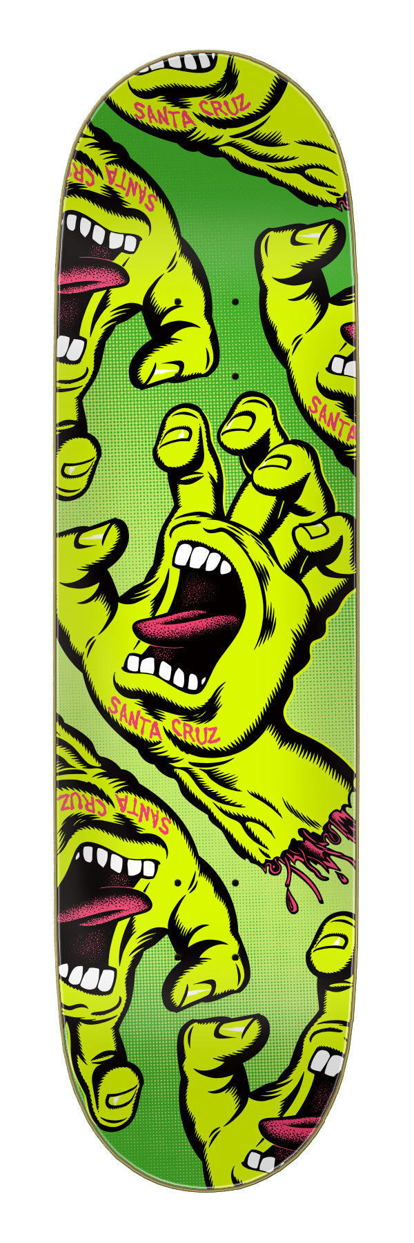 8.5in Crowded Hand | Skateboard Deck | Santa Cruz