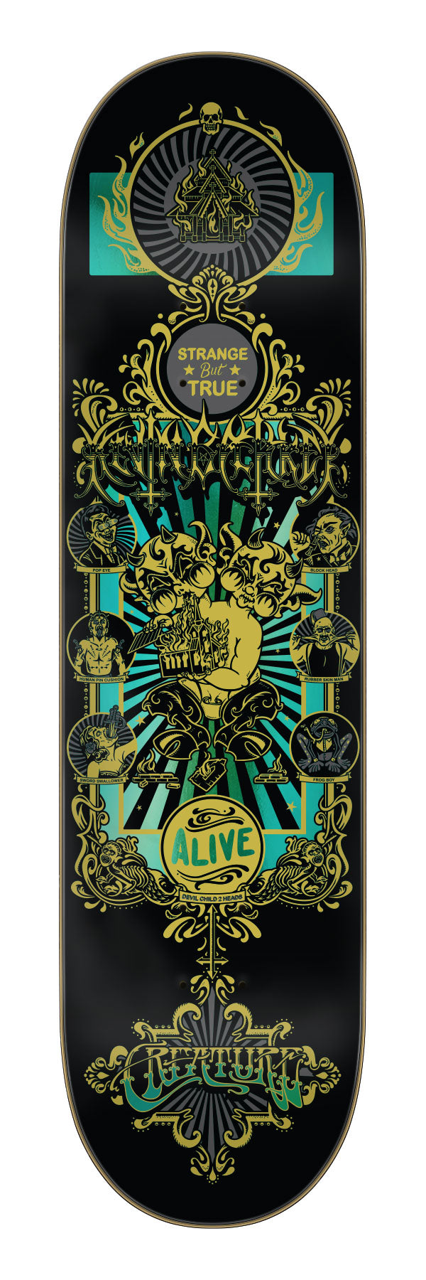 Creature デッキ 8.25\" x 32.04\" Creature 8.25
