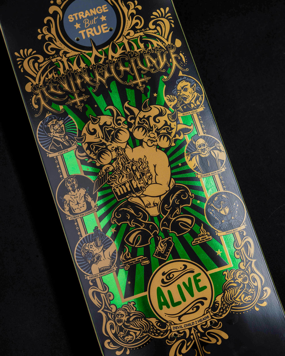 8.25in Baekkel Sideshow Deck | Pro Model | Creature Skateboards