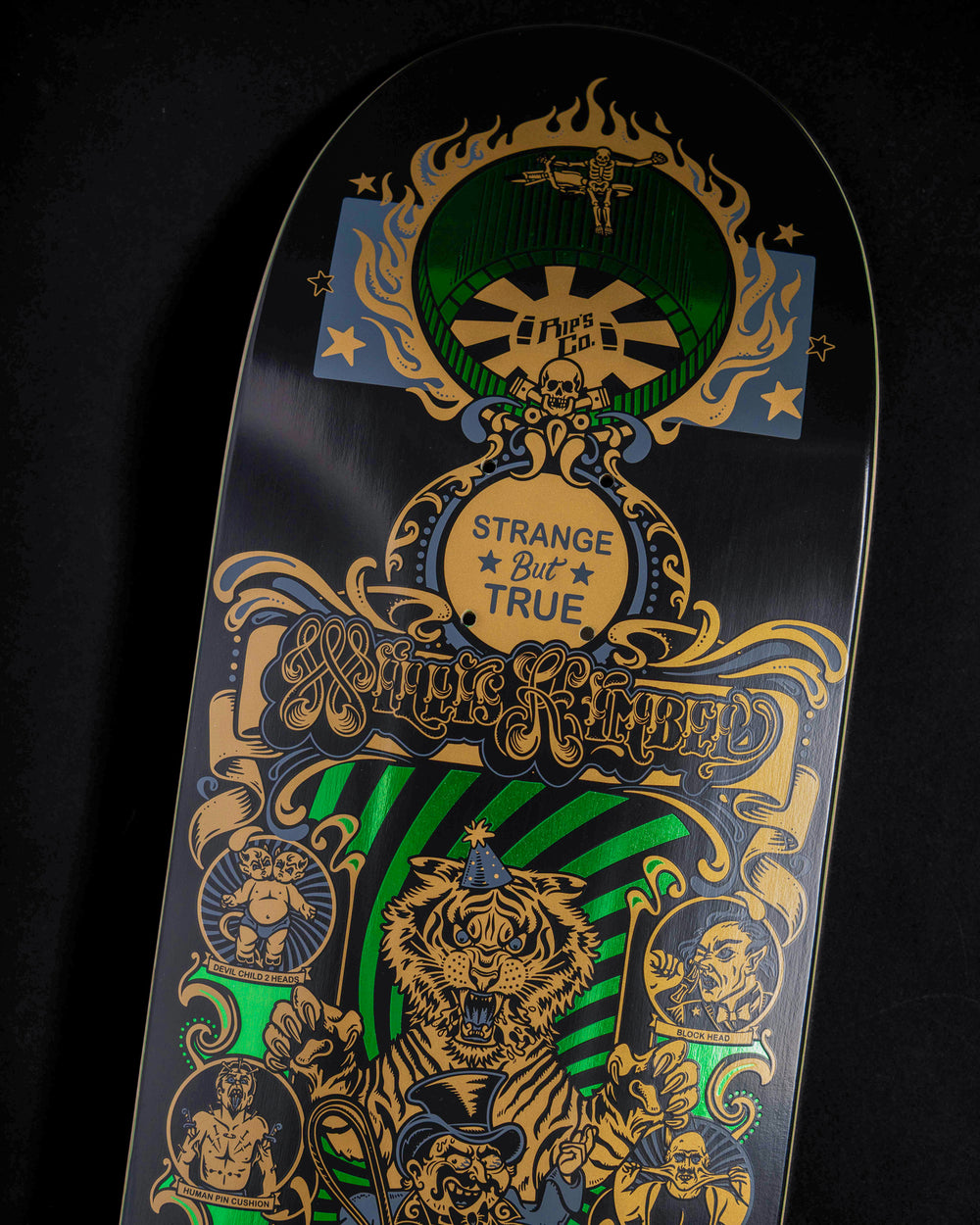 9.0in Kimbel Sideshow Deck | Pro Model | Creature Skateboards