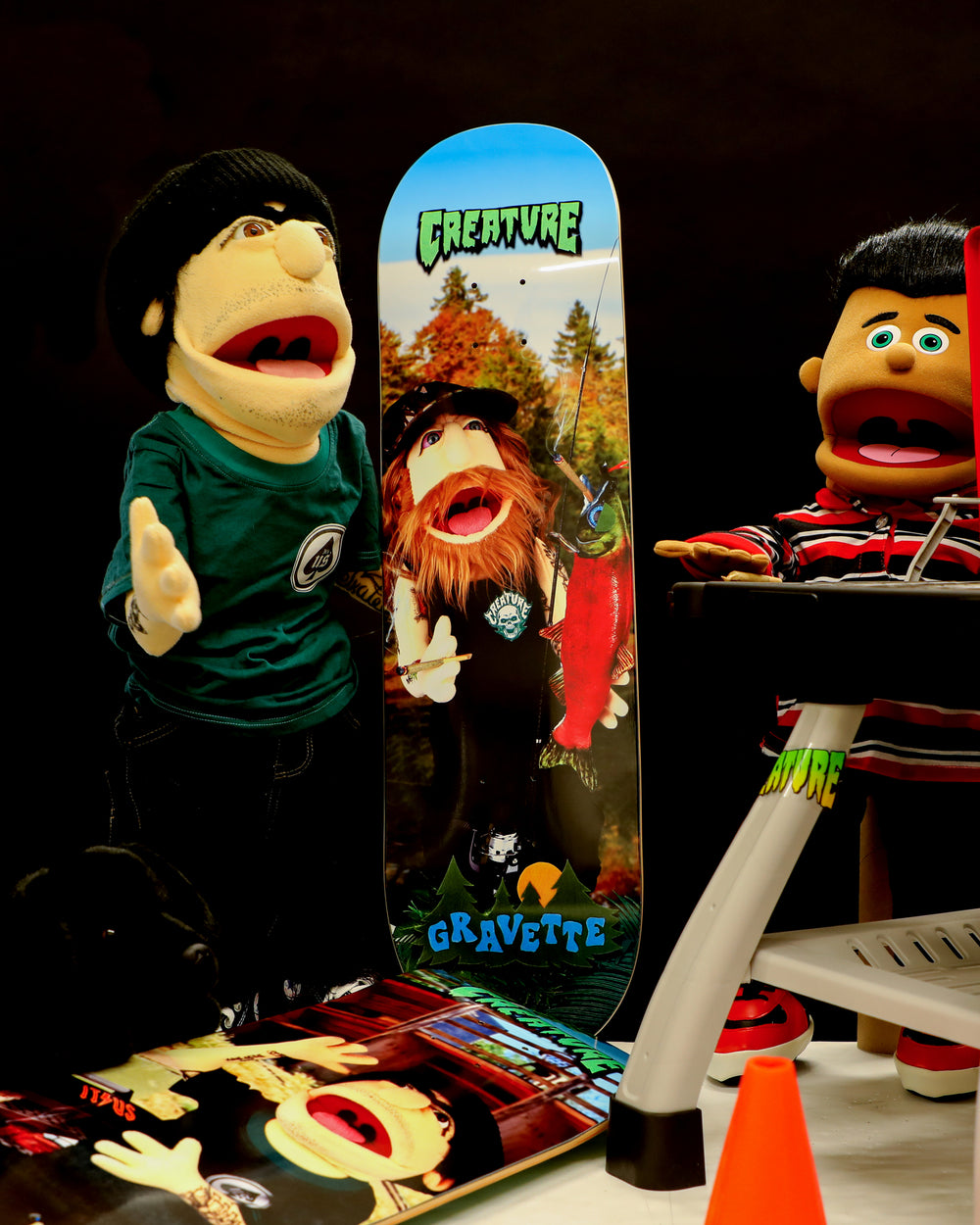 8.3in Gravette Fuzzy Fiends Deck | Pro Model | Creature Skateboards