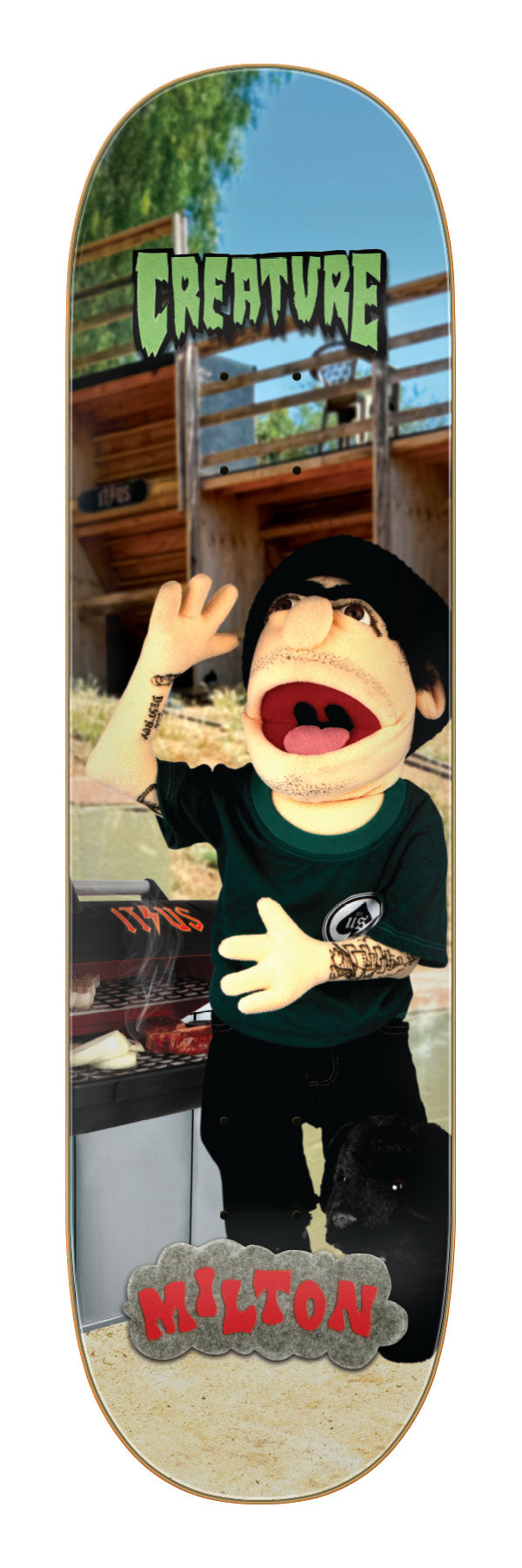 8.6in Martinez Fuzzy Fiends Deck | Pro Model | Creature Skateboards