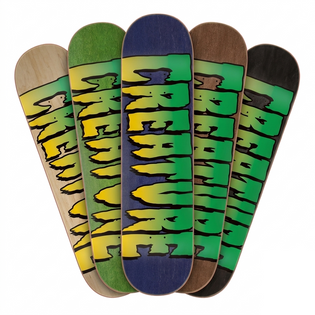8.0in Assorted Color Logo Stumps Creature Skateboard Deck No Color