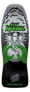 10.0in Jeff Kendall End Of The World Reissue Santa Cruz Skateboard Deck No Color