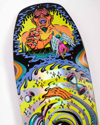 9.14in Delfino Pinball Vision Deck | Shaped Skateboards | Santa Cruz