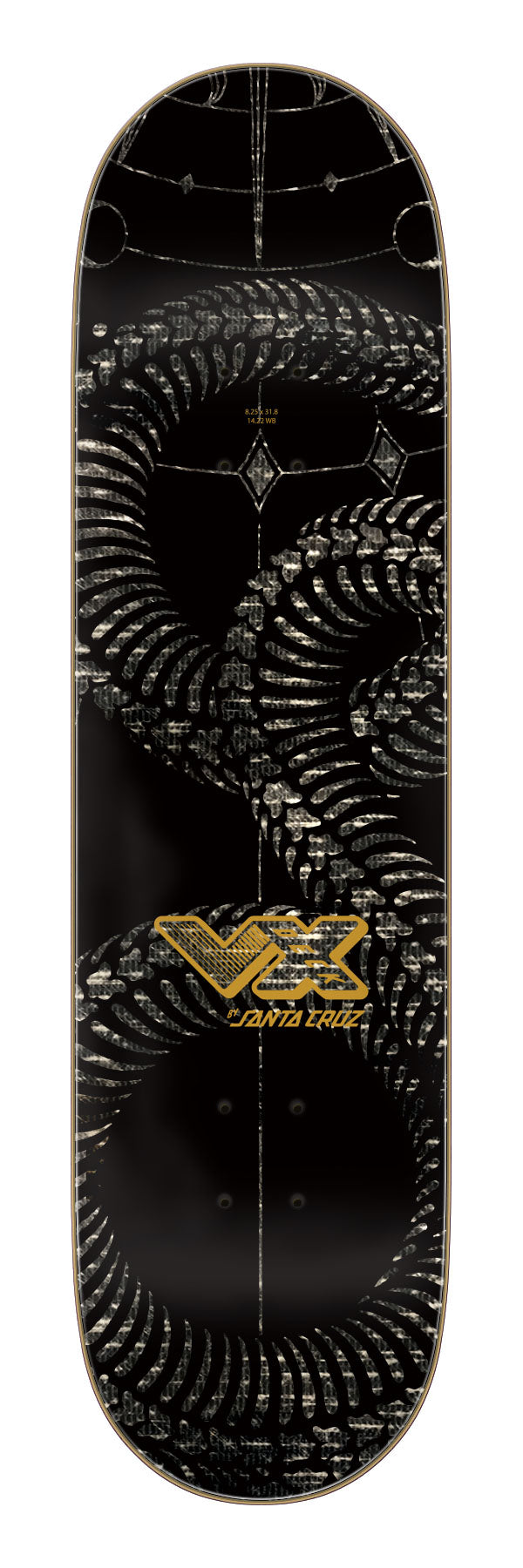 8.25in McCoy Snakes Deck | VX Reinforced | Santa Cruz Skateboards